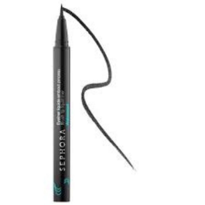 Hot Line Brush Tip Waterproof Liquid Eyeliner-black