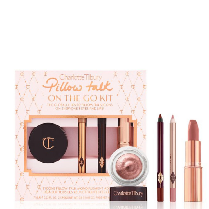 Pillow Talk On The Go Kit: Nude-pink Makeup Gift Set