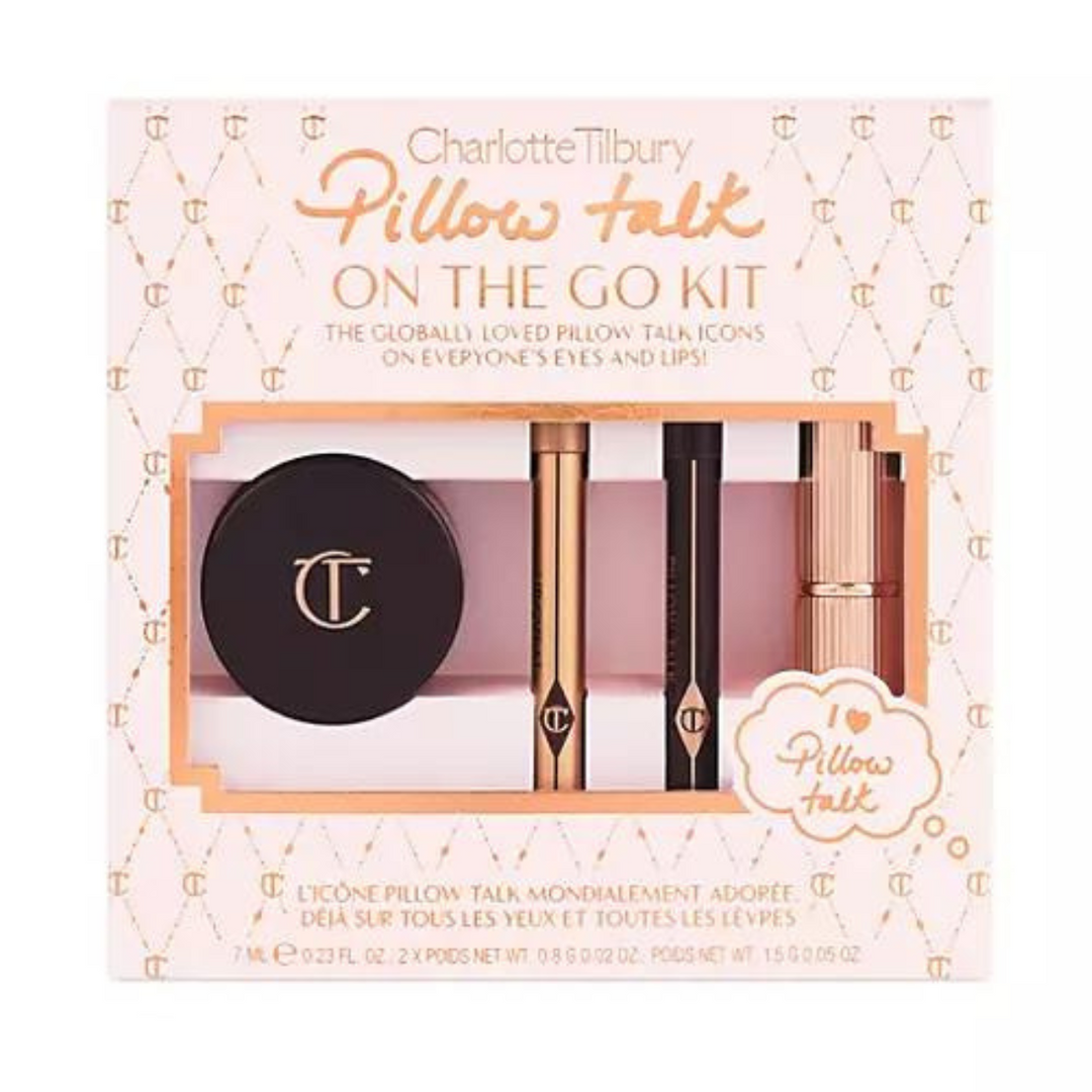 Pillow Talk On The Go Kit: Nude-pink Makeup Gift Set