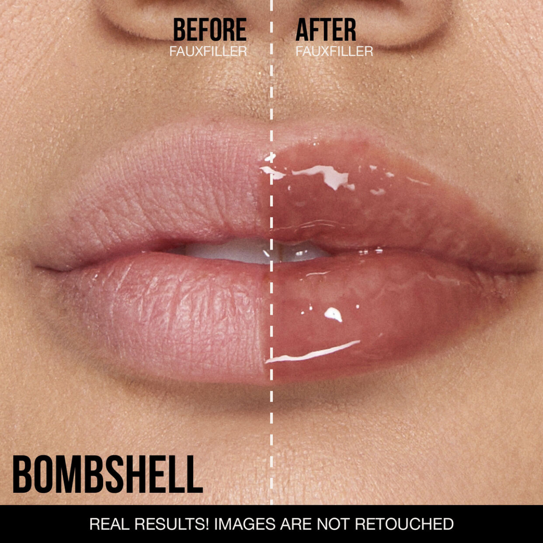 FAUX FILLER Extra Shine Lip Gloss-BOMBSHELL