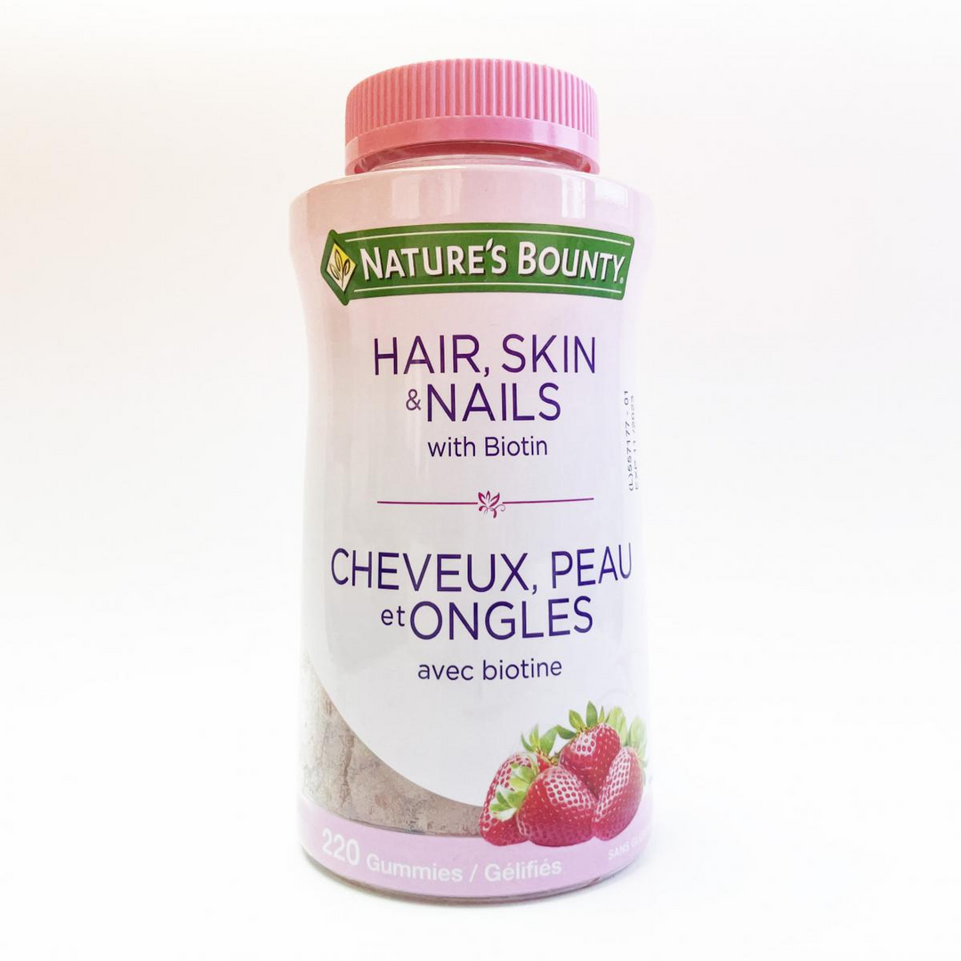 Nature s bounty hair skin and nails gummies - 220 gummies