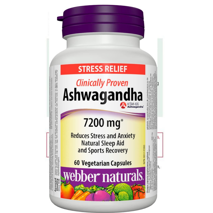 Ashwagandha 7200 mg, 60 Capsules