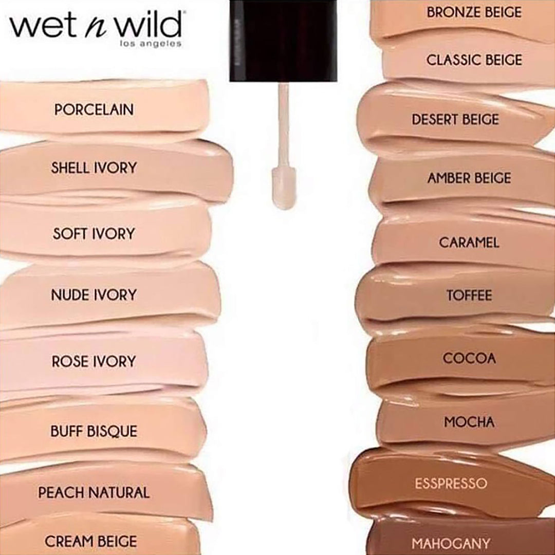 WET'N'WILD PHOTOFOCUS LIQUID FOUNDATION - SOFT BEIGE-DEWY