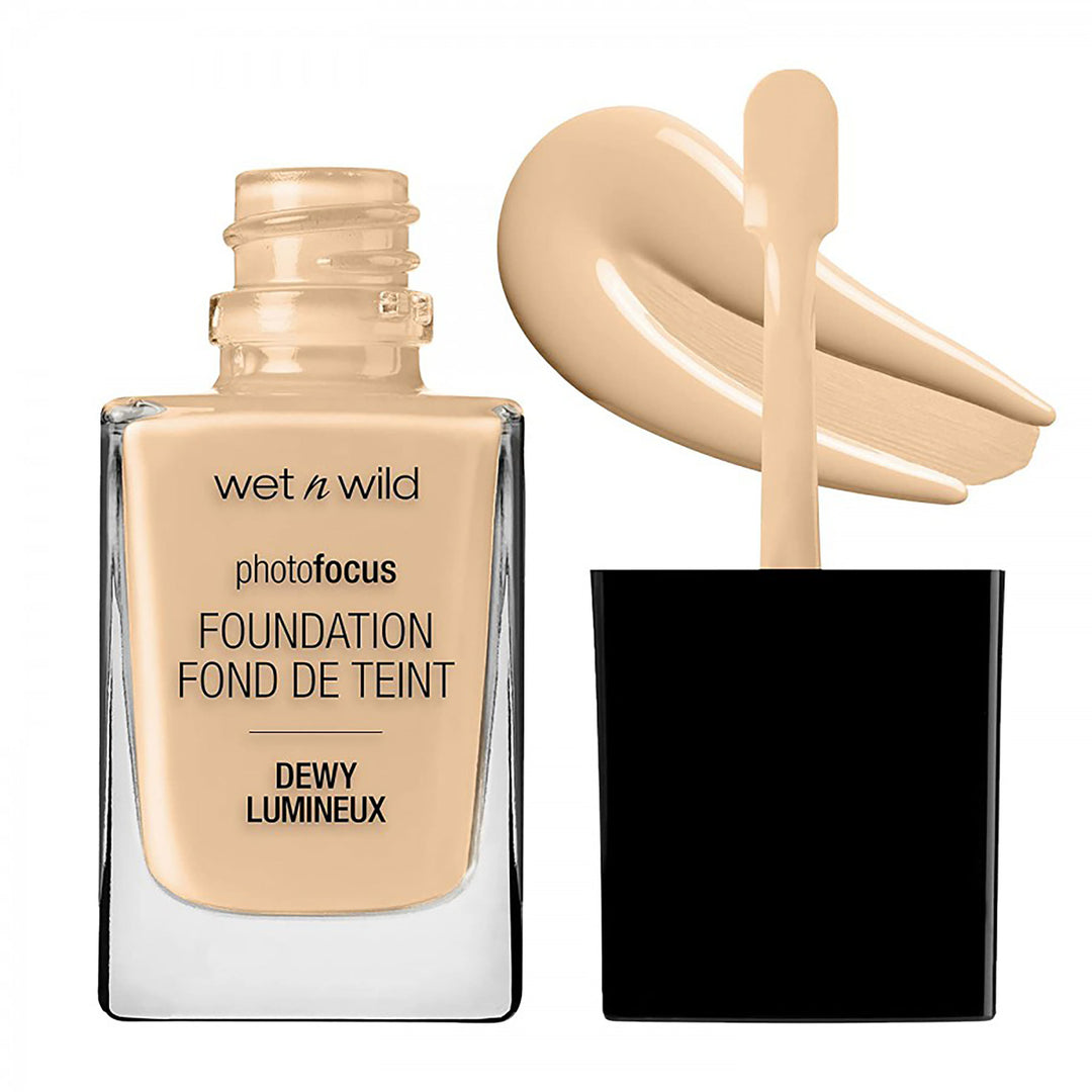 WET'N'WILD PHOTOFOCUS LIQUID FOUNDATION - SOFT BEIGE-DEWY